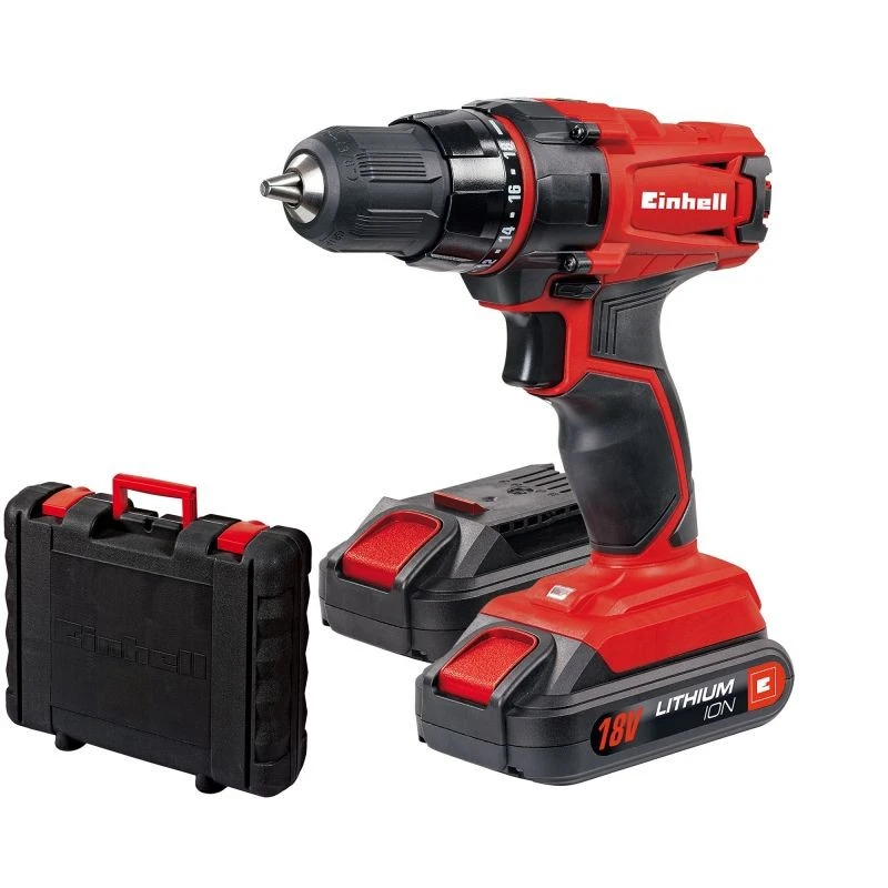 Акумулаторна бормашина EINHELL TC-CD 18-2 Li, 18 V, 1.3 Ah, 35 Nm (4513820)